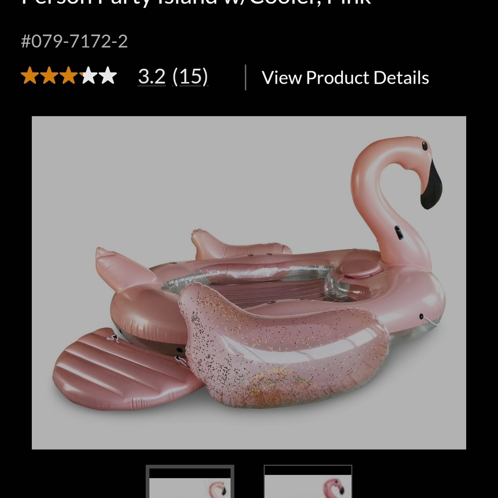 Pink Flamingo Pool Float